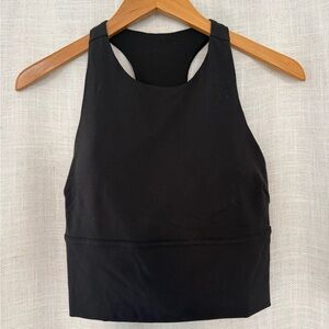 Black Cropped  Lululemon athletic tank